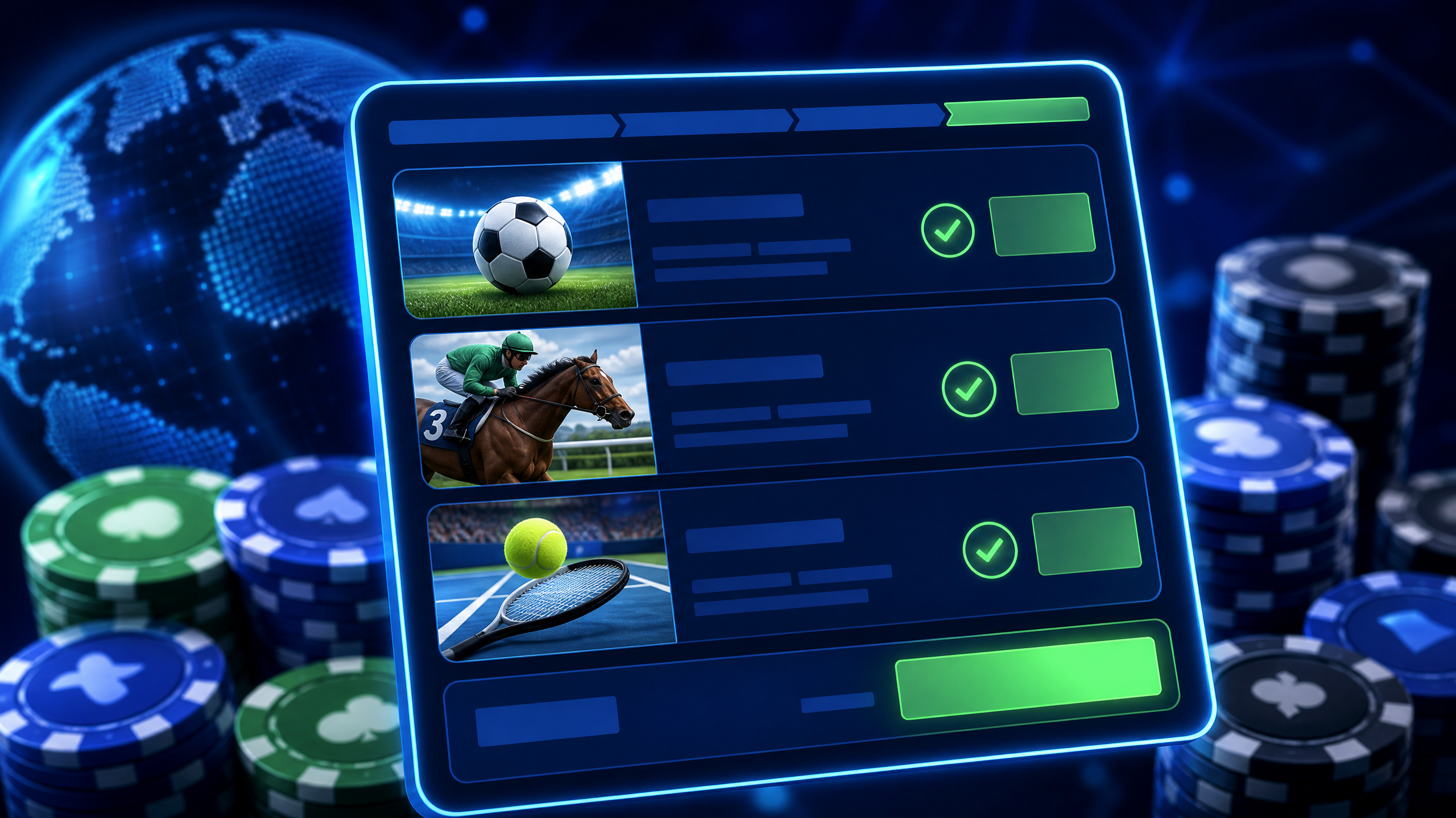 Sports betting slip at offshore bookmakers not on GamStop