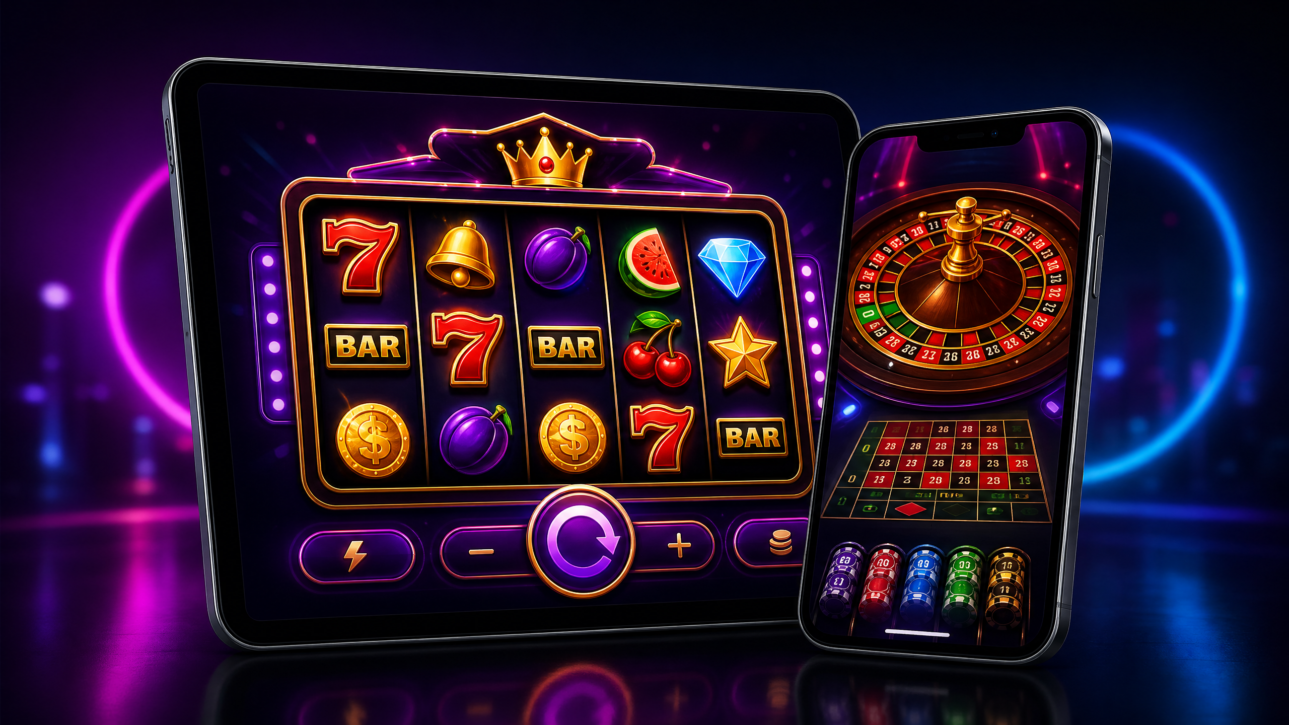 Mobile casino app on tablet and smartphone not on GamStop