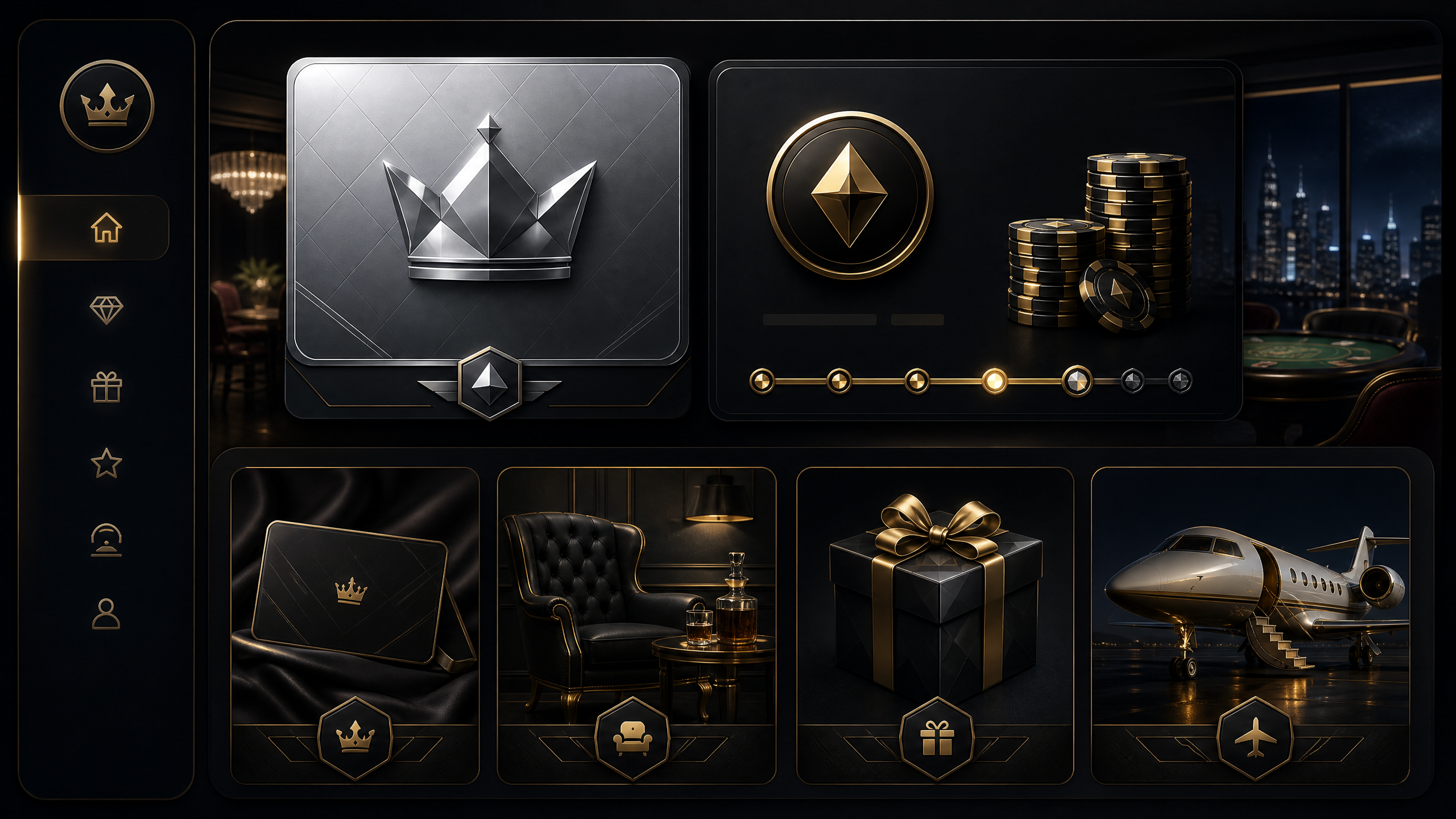 VIP loyalty rewards program at high roller casinos not on GamStop