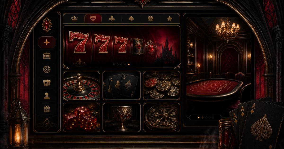 Dracula Casino games overview